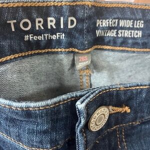 Torrid Perfect Wide Leg Jeans